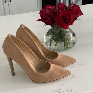 Classic Faux Suede Pumps Sexy High Heels